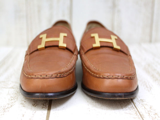 エルメス HERMES 靴 シューズ ローファー パンプス カチカチ H金具