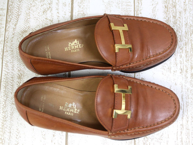 エルメス HERMES 靴 シューズ ローファー パンプス カチカチ H金具