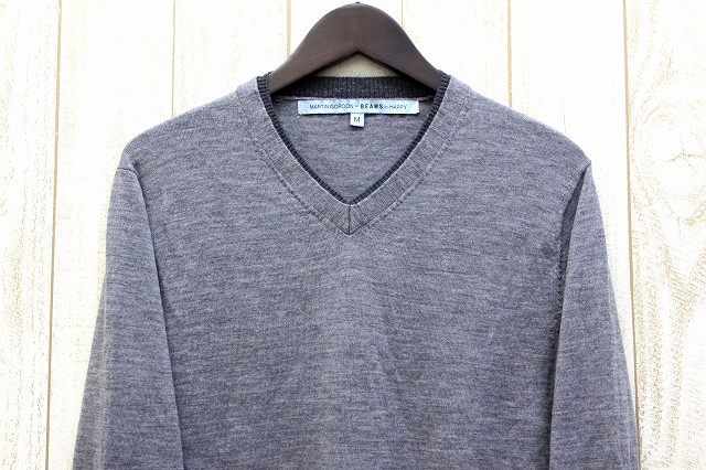 ビームス BEAMS MARTIN GORDON セーター ニット カットソー 薄手 