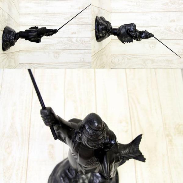 銅器 インテリア 置物 七福神 岩上鯛吊り戎 えびす 新品 銅器 インテリア 置物 岩上鯛吊り戎 えびす 雑貨 高岡銅器 伝統