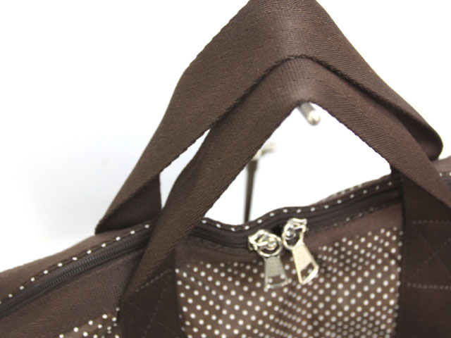 美品✨レスポートサック ボストンバッグ ドット柄　旅行バッグ 鍵付き ブラウン 美品 レスポートサック Lesport SAC ボストンバッグ ショルダー ドット