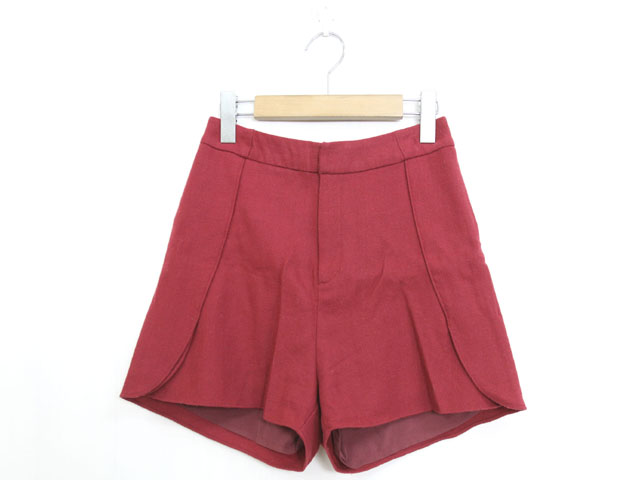 ムルーア Murua ショートパンツ パンツ ボトムス フレアー 無地 ウール
