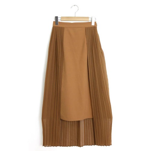 未使用 タグ付 新品 クラネ CLANE スカート プリーツ レイヤード  