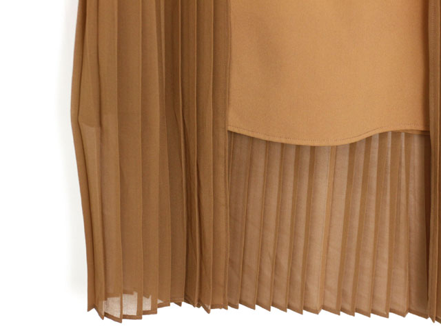 未使用 タグ付 新品 クラネ CLANE スカート プリーツ レイヤード  