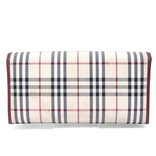 【希少】バーバリー　長財布　ノバチェック　ダブルチェック　入手困難　レッド　赤 楽天市場】BURBERRY(バーバリー) チェック 長財布 赤 【ブランド財布