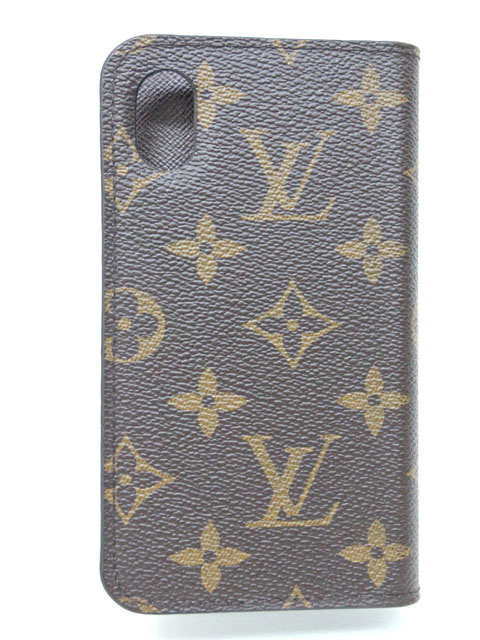 ルイヴィトン LOUIS VUITTON フォリオ iPhoneX アイフォンケース 手帳 
