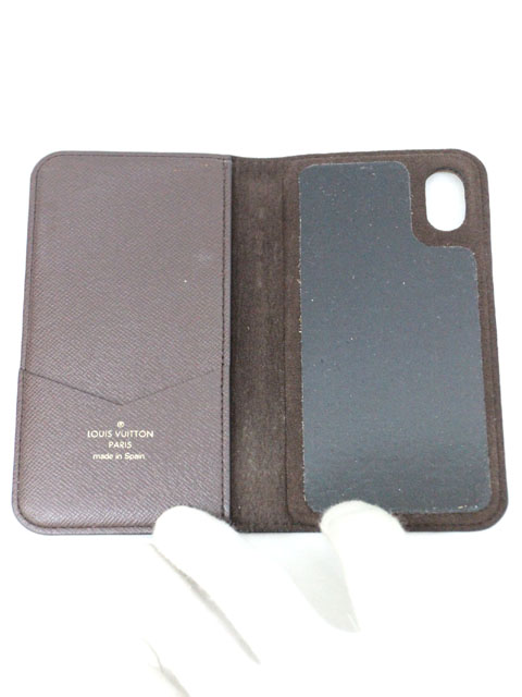ルイヴィトン LOUIS VUITTON フォリオ iPhoneX アイフォンケース 手帳