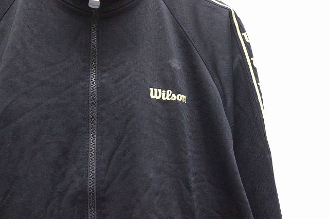 ウィルソン WILSON ジャージ ジャケット アウター ロゴ 刺繍 テープ