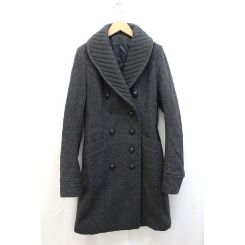 マウジー Moussy トレンチコート ショールカラー アウター 2 チャコールグレー Z レディース 059 2251 ベクトルパーク