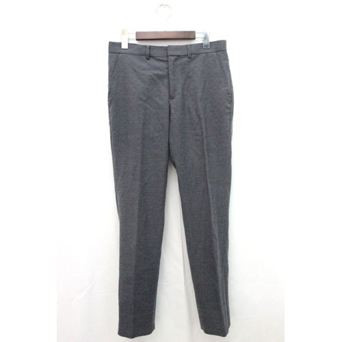 ナノユニバース Nano Universe パンツ スラックス シンプル ノータック 灰色 グレー Z メンズ 059 ベクトルパーク