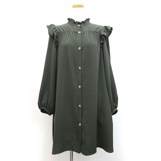 ZARA - 完売品 ザラ M 丸襟 フリル ブラウス ピーターパン