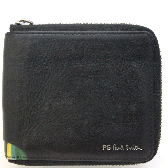 PS Paul Smith ピーエスポールスミスラウンドジップウォレット Paul Smith】PS Paul Smith ドローイングラウンドジップ長財布