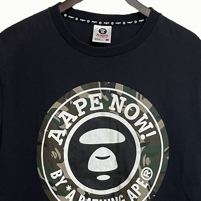 アベイシングエイプ A BATHING APE Tシャツ ロンT カットソー 