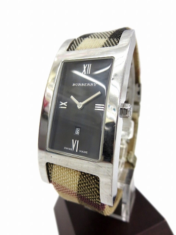 バーバリー BURBERRY ヘリテージ クォーツ チェック 腕時計 BU1008 