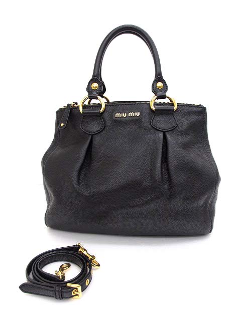 ミュウミュウ Miumiu ヴィッテロカリブ 2way ショルダーバッグ レディース 060 ベクトルパーク