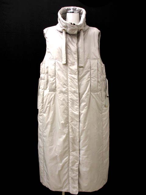 マックスマーラ MAX MARA The CUBE CAMELUXE ロング ジレ 38 ザ 