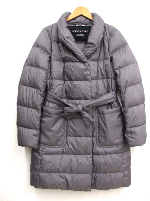 マックスマーラ MAX MARA ショールカラー ダウンコート 40 