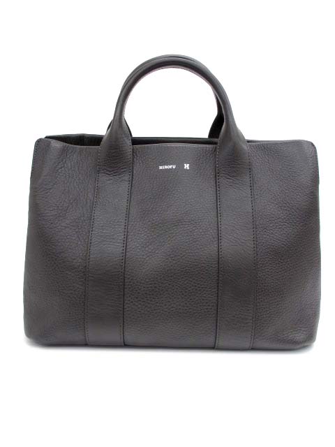 ヒロフ HIROFU ランポ レザーハンドバッグ M 本革 ビジネスバッグ