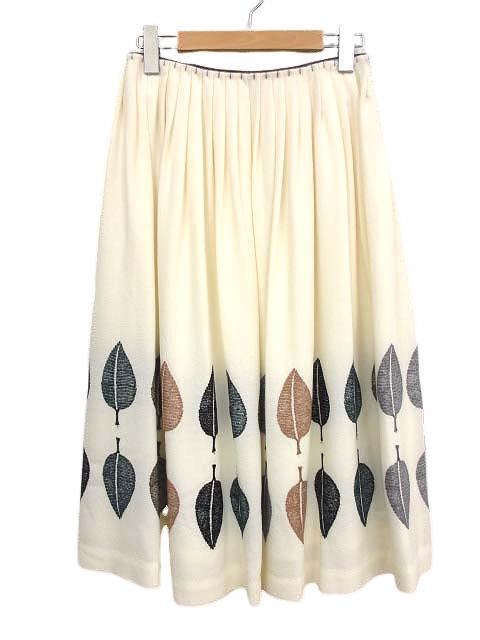 ミナペルホネン mina perhonen 21SS happa ウール スカート 36  