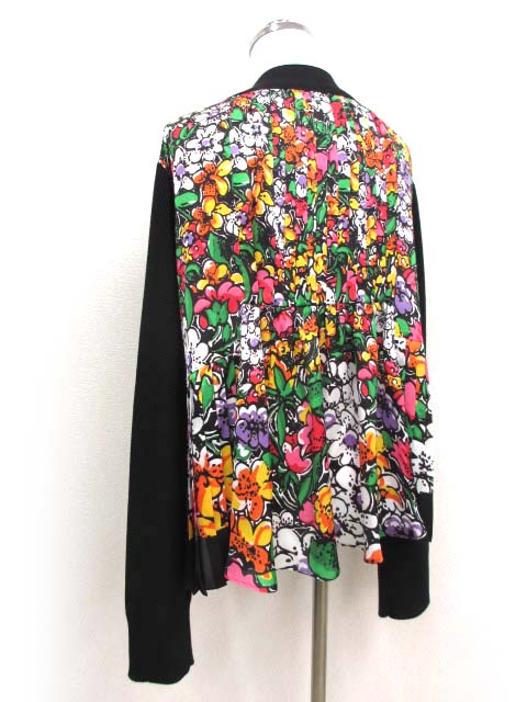 サカイ sacai Floral Print Knit Cardigan フローラルプリント ニット 