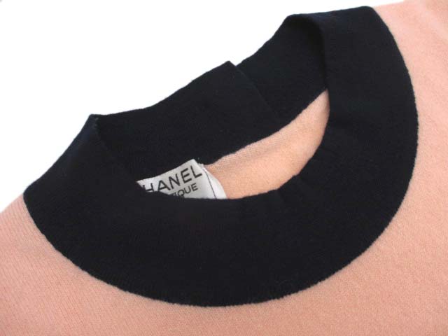 シャネル CHANEL 97C カシミヤ100％ アンサンブル ニット カーディガン 