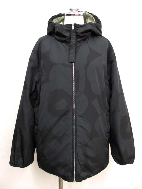 マリメッコ marimekko 24AW Vektori Unikko コート XS リバーシブル 