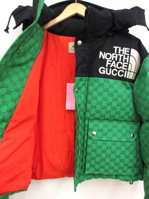 グッチ GUCCI ノースフェイス 670908 GG Padded Jacket S ダウン