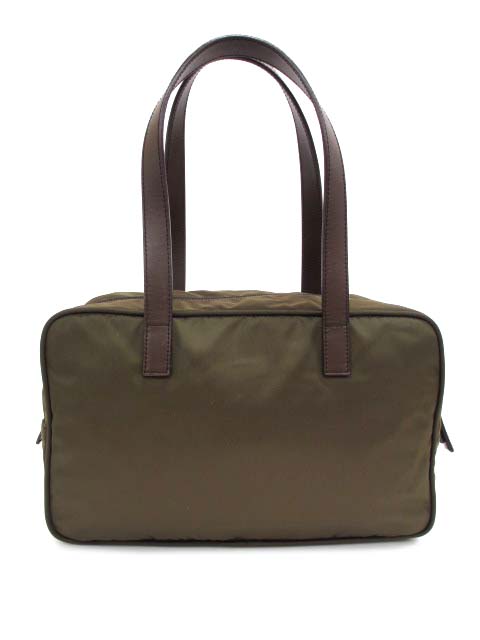 美品 プラダ BR1787 ナイロン×レザー ミニボストンバッグ トートバッグ プラダ PRADA BR1787 ナイロン×レザー ミニボストンバッグ