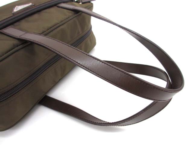 美品 プラダ BR1787 ナイロン×レザー ミニボストンバッグ トートバッグ PRADA - 美品 プラダ BR1787 ナイロン×レザー ミニボストン