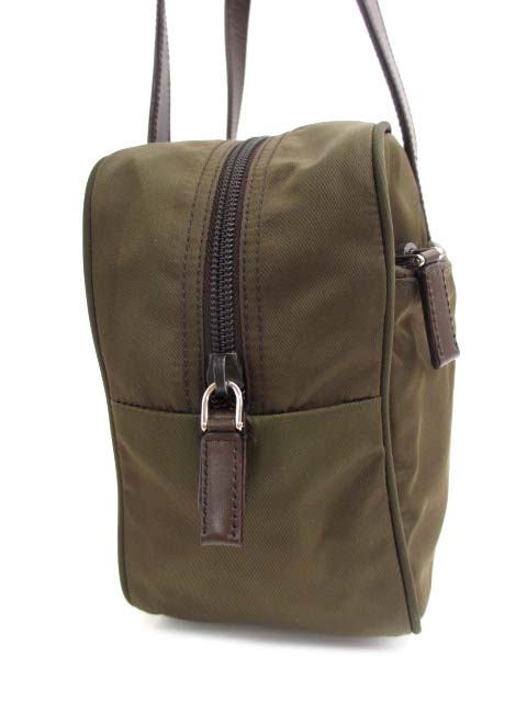 美品 プラダ BR1787 ナイロン×レザー ミニボストンバッグ トートバッグ PRADA - 美品 プラダ BR1787 ナイロン×レザー ミニボストン