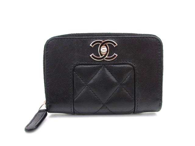 美品 シャネル A80968 マドモアゼル コインケース カードケース シャネル CHANEL A80968 マドモアゼル コインケース カード