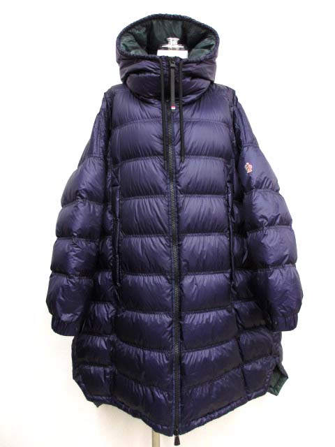 モンクレール MONCLER HAEFELI ワイドシルエット ダウンポンチョ