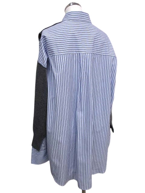 エンフォルド ENFOLD KNIT COMBINATION SHIRT 2024AW ニット