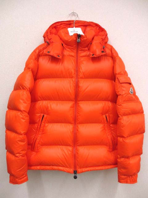 クリーニン済　MONCLER　MAYA　モンクレール　マヤ　ダウンジャケット　橙 モンクレール MONCLER MAYA マヤ ダウンジャケット 5 オレンジ