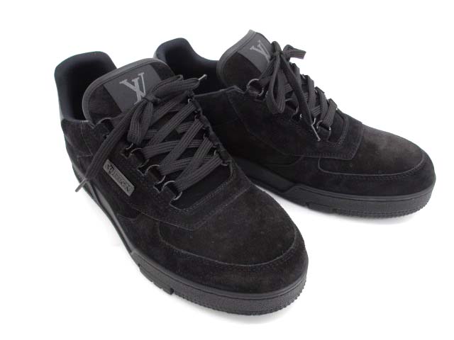 美品 ルイヴィトン TRANAIRS UNIFORMS スエード スニーカー 6 ルイヴィトン LOUIS VUITTON TRANAIRS UNIFORMS スエード スニーカー 6