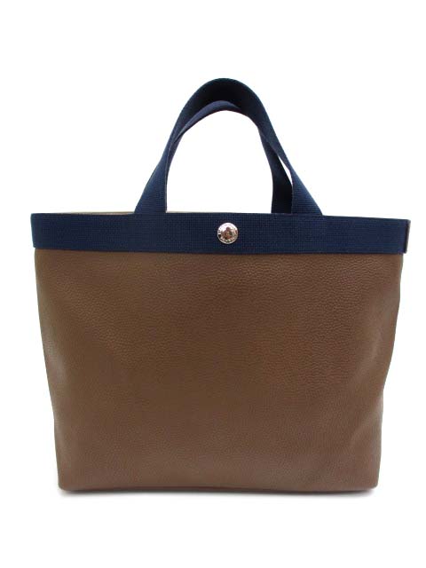 【中古】エルベシャプリエ Herve Chapelier 704GP リュクス スクエアトート M トートバッグ レディース エルベシャプリエ Herve Chapelier 704GP リュクス スクエアトート M