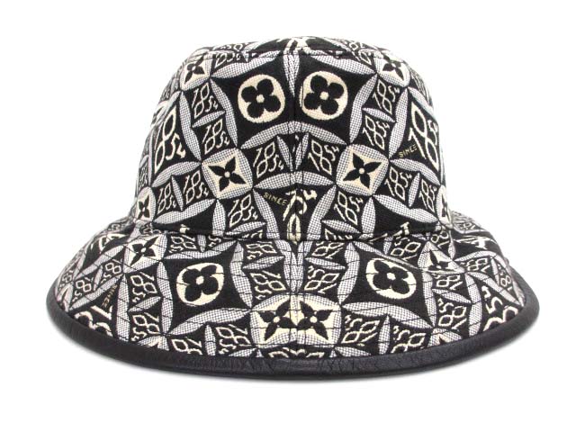 【中古】ルイヴィトン LOUIS VUITTON Since1854 ボブ バケットハット MP2828 モノグラム ジャガード レディース ルイヴィトン LOUIS VUITTON Since1854 ボブ バケットハット MP2828