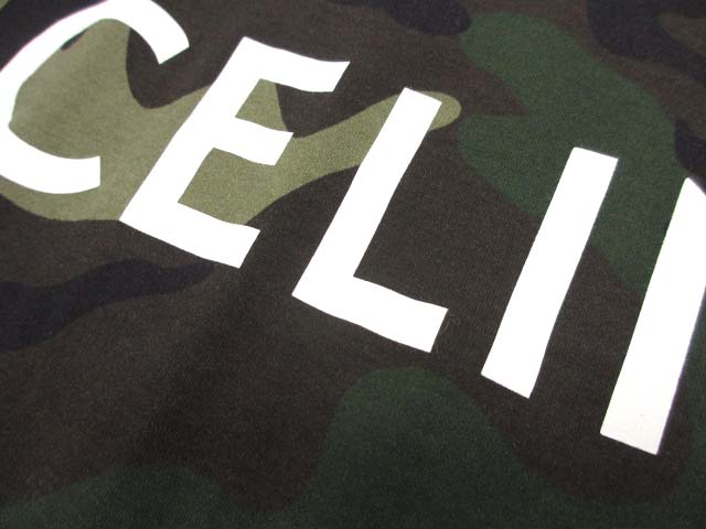 セリーヌ CELINE 2X761503P クロップドカモフラTシャツ M 迷彩 カットソー レディース