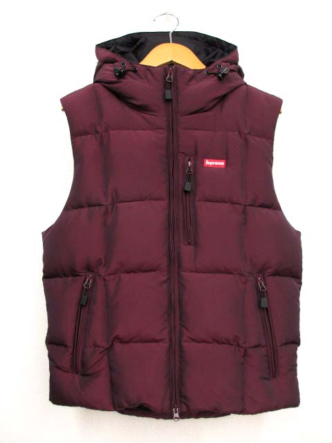 シュプリーム SUPREME 14AW Iridescent Puffy Vest M ダウンベスト