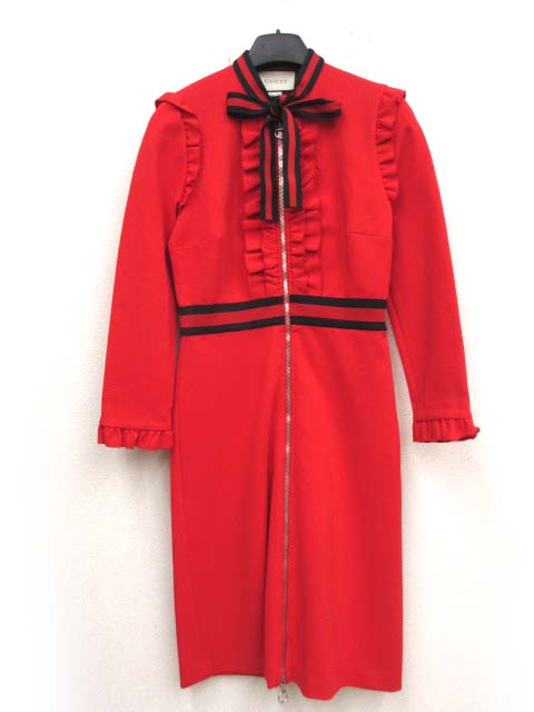 GUCCI シェリーライン ジャージー ワンピース ドレス S 457032 グッチ GUCCI 457032 シェリーライン ジャージードレス ワンピース M
