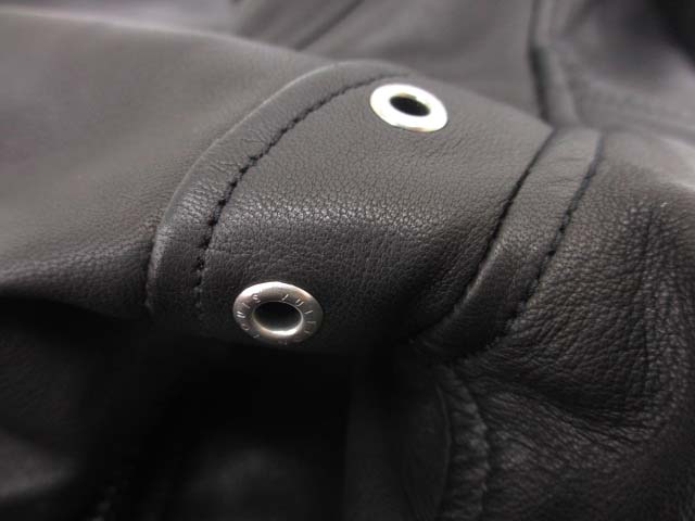 ルイヴィトン LOUIS VUITTON ラムレザー シングル ライダース