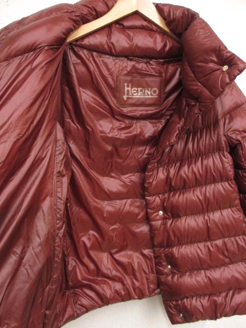 ヘルノ HERNO PI0043D ソフィア ダウンジャケット 40 スタンドカラー レディース