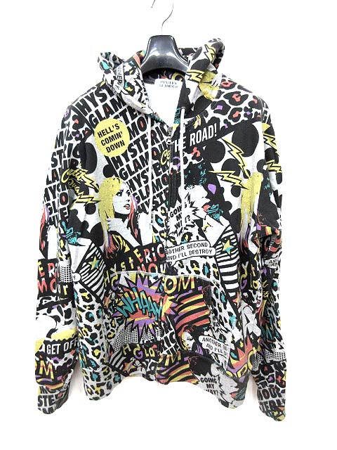 ヒステリックグラマー HYSTERIC GLAMOUR ジップアップパーカー 