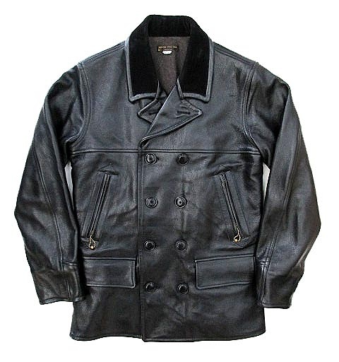 未使用品 WEST RIDE ウエストライド 12AW ゴートレザー ピーコート38 