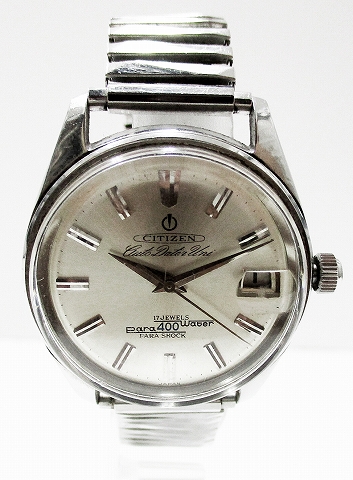 シチズン CITIZEN Auto Dater Uni 17JEWELS WATER 400 PARA SHOCK 自動 