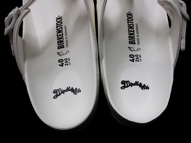 未使用品 ビルケンシュトック BIRKENSTOCK × Marbles マーブルズ 