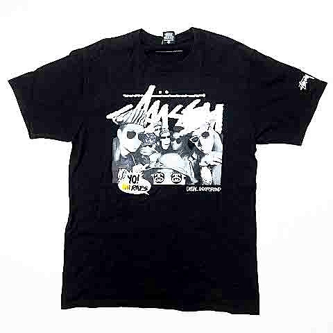 ステューシー STUSSY YO!MTV RAPS フォト プリント 半袖 Tシャツ 