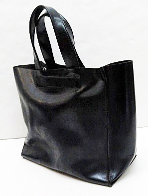 フルラ FURLA レザー 2層 ミニ トートバッグ 黒 ブラック系 レディース