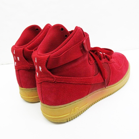 ナイキ Nike 601 Air Force 1 High 07 Lv8 ナイキ エア フォース 1 ハイ スエード ハイカット スニーカー 27 5cm 赤 レッド系 メンズ 064 ベクトルパーク