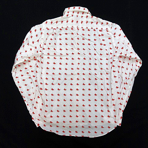【希少・初期】A JAPAN_COLLECTION_BANNER__1000x 裏原 00s M 赤 スター総柄シャツ APE BATHING トップス